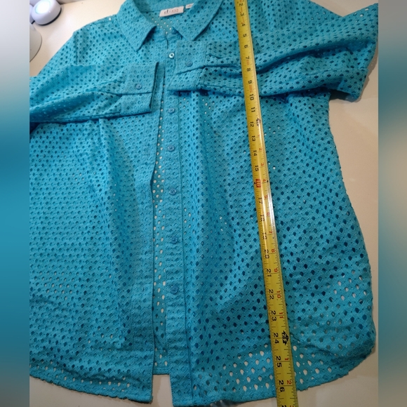 Blouse sky blue - Picture 6 of 6